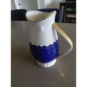 Threshold‎ Blue and White Ceramic Pitcher